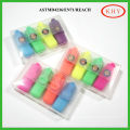 Bright Colorful Mini Highlighter Set with non-toxic Ink on Discount